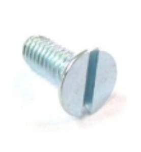 Tornillo m4x10 din-963 zn