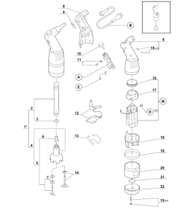 Soporte completo h 110mm