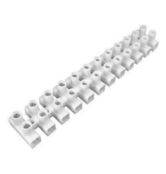 Regleta 10mm 12 polos plastico silanos