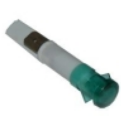 Piloto verde Ø9mm 230v silanos