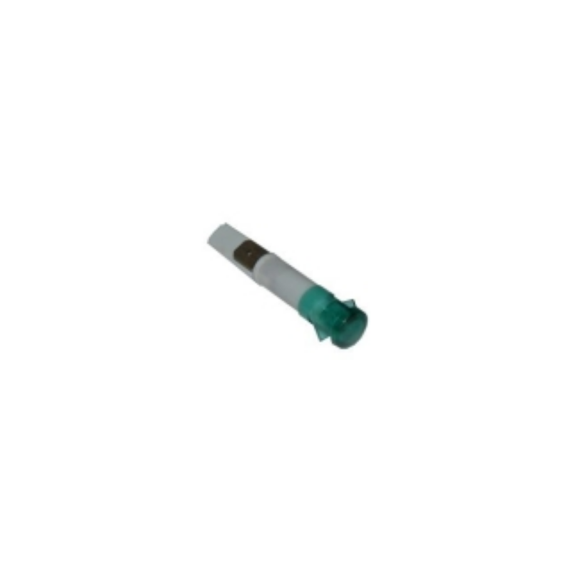 Piloto verde Ø9mm 230v silanos