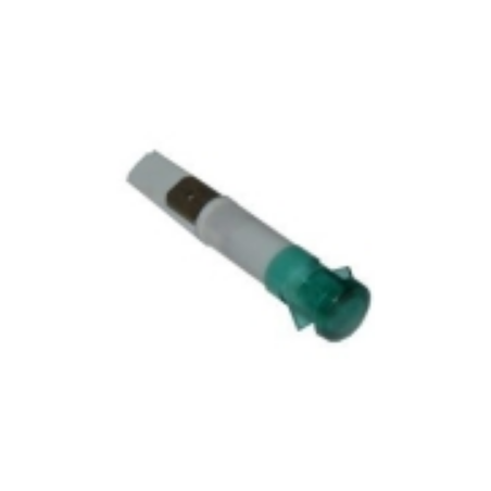 Piloto verde Ø9mm 230v silanos