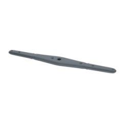 Brazo de aclarado pos. de montaje arriba/abajo L 380mm boquillas 6 montaje ø 12mm