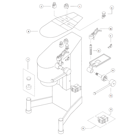 Motor 0.75kw 230/400v batidor