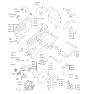 Soporte placa apoyo cortadora 300 sammic