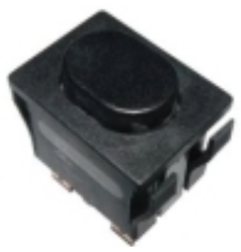 Pulsador unipolar negro sv/sp/sl sammic