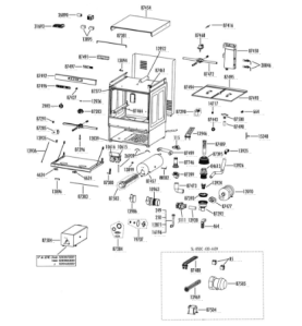 Caja circuito teclado sl-650c sammic