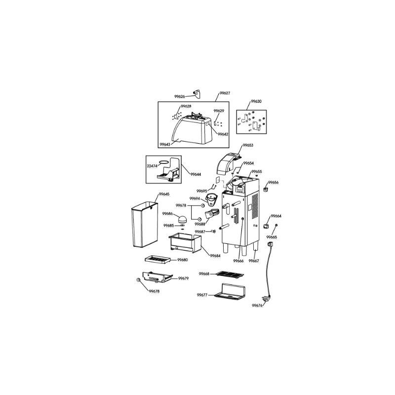 Soporte extractor cáscara z1 (plástico) zummo