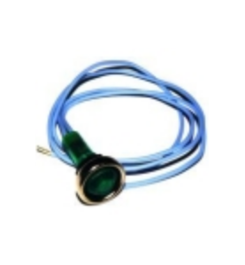 Piloto verde Ø10mm 230v con cable varios