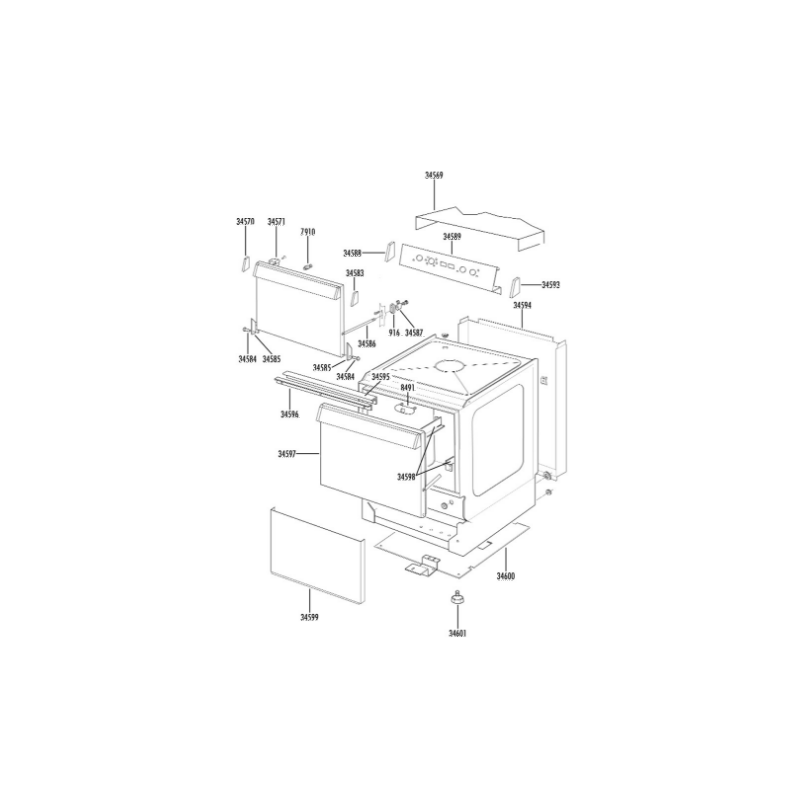 Panel trasero carroceria niagara51 elettrobar