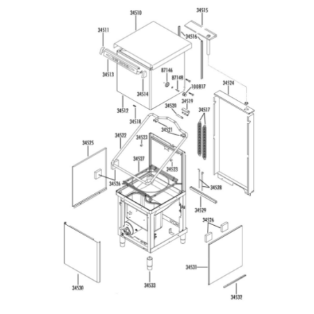 Panel lateral derecho carroceria river 80 elettrobar