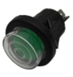 Interruptor verde Ø25mm 16a 230v bipolar lucca