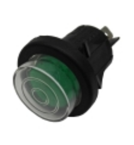 Interruptor verde Ø25mm 16a 230v bipolar lucca