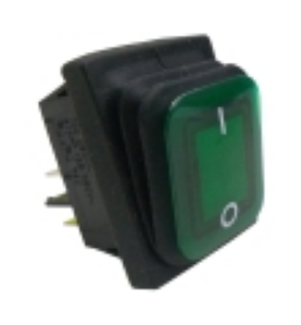 Interruptor verde 250v 16a  varios ( 2 unidades)  Bartscher, Lucca, Univerbar