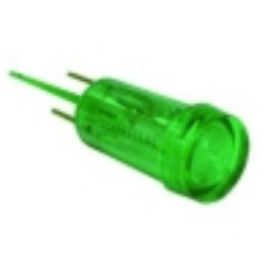 Piloto verde Ø12mm 230v lucca