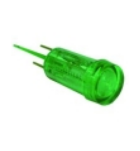 Piloto verde Ø12mm 230v lucca