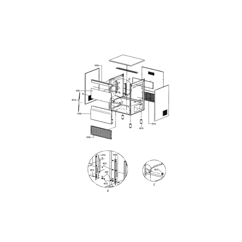 Panel superior frontal ng80/ng110 itv