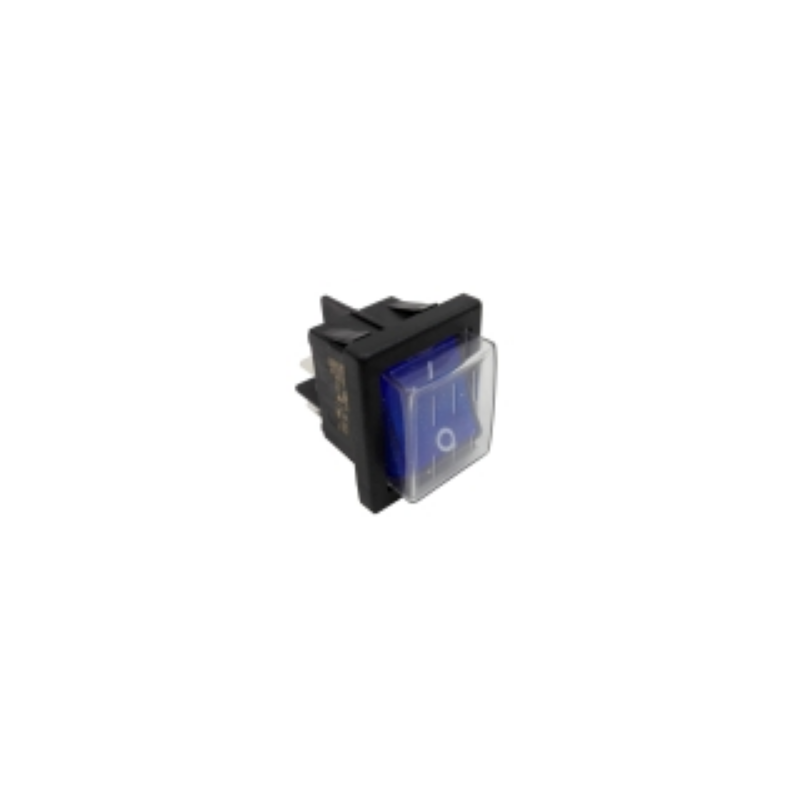Interruptor azul 30x22 230v con funda itv