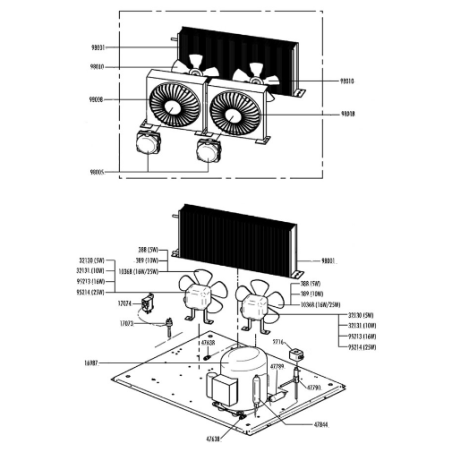 Aspas ventilador 200x28mm ng110 itv