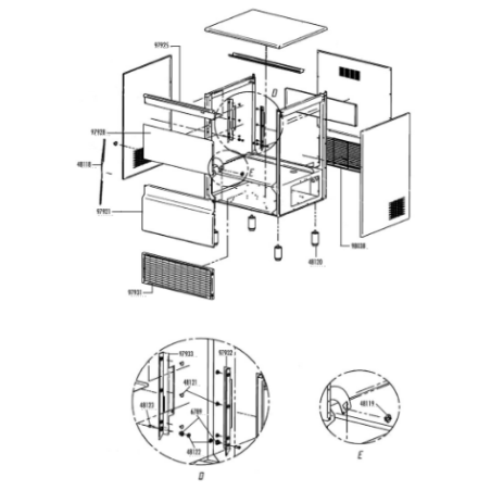Rejilla ventilación ng150 fabricador itv