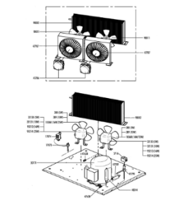 Aspas ventilador ng150 fabricador hielo itv