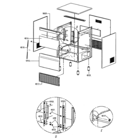 Panel superior frontal ng30 fabricador itv