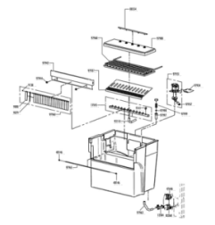 Tapa evaporador ng80 fabricador hielo itv