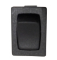 Pulsador negro unipolar 20x13mm 230v 6a itv
