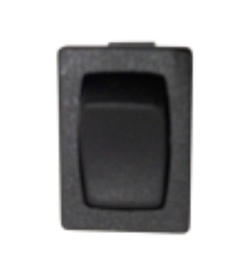 Pulsador negro unipolar 20x13mm 230v 6a itv
