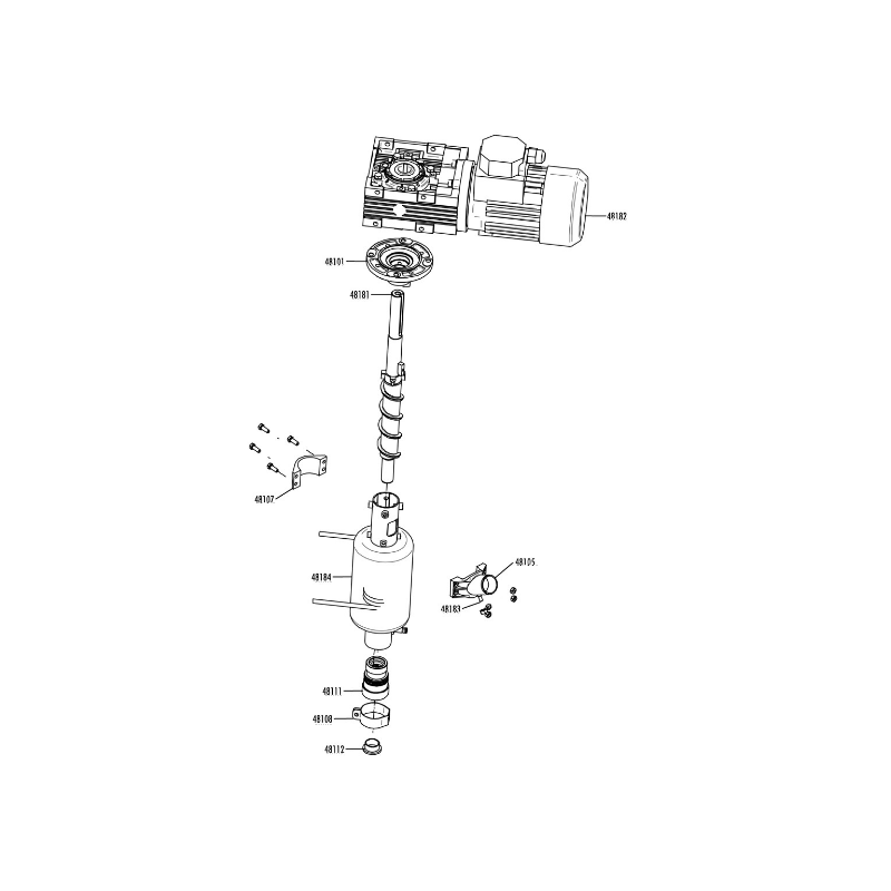 Motor reductor fabricador hielo ice queen 85 itv