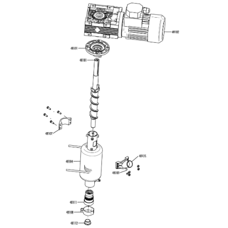 Motor reductor fabricador hielo ice queen 85 itv