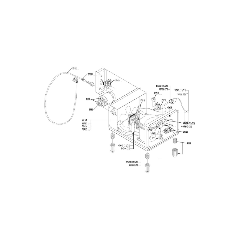 Protector rele pulsar 15/25 itv