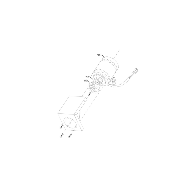 Motor turbina fabricador hielo star itv