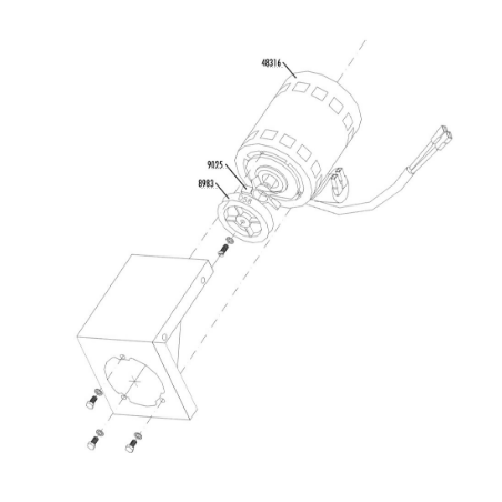 Motor turbina fabricador hielo star itv
