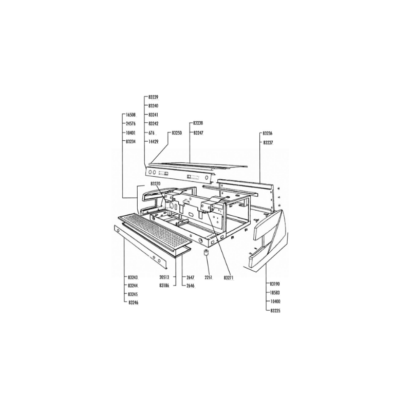 Soporte inferior grifos izquierdo arianne mairali