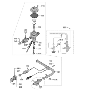 Inyector gas 0.85mm 3 grupos mairali