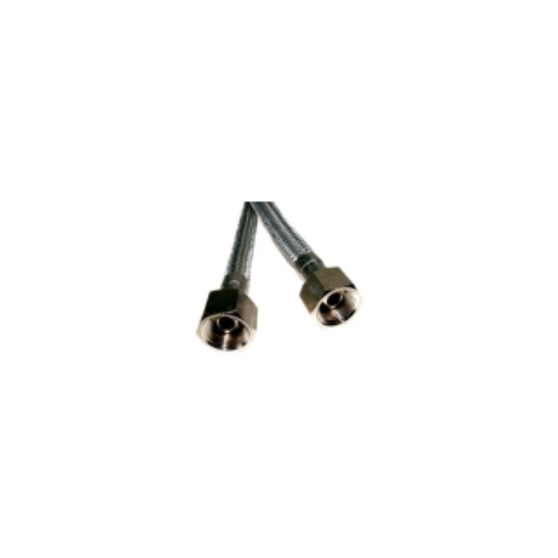 Manguera flexible inox 0.75m 3/8x3/8 h-h mairali