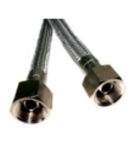 Manguera flexible inox 0.75m 3/8x3/8 h-h mairali