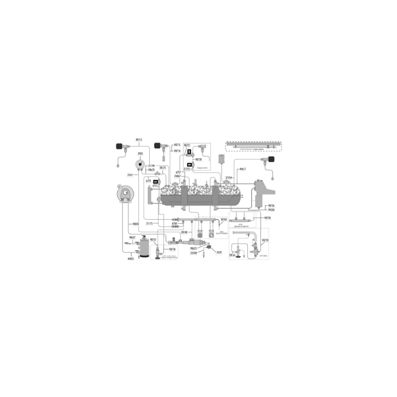 Tubo cobre electroválvula a electroválvula mairali Tubo cobre electroválvula a electroválvula mairali