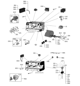 Motor con bomba abrazadera completo exterior mairali