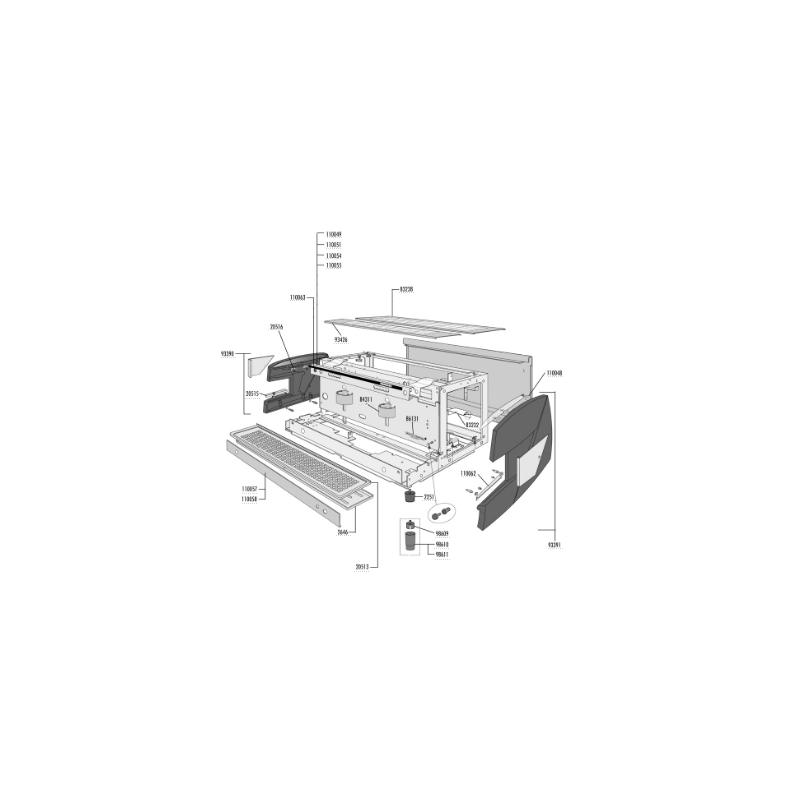 Embellecedor panel lateral derecho compac mairali
