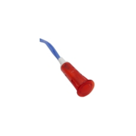 Piloto rojo Ø9mm 230v con cable