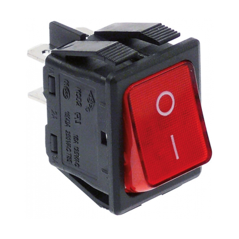 Pulsador Rojo 30x22mm 230V Bipolar | Varios Pulsador Rojo 30x22mm 230V Bipolar | Varios