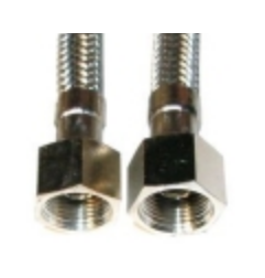 Manguera flexible inox 0.5m 3/8x3/8 h-h