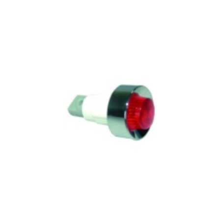 Piloto rojo Ø13mm 230v borne