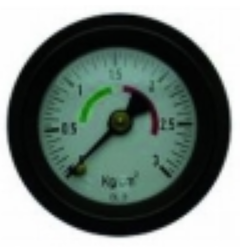 Manometro 3kg 1/8  Ø40mm azkoyen
