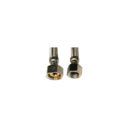 Manguera flexible inox 1.5m 3/8x1/2 h-h (futurmat)