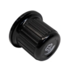 Mando vapor negro Ø58mm wega