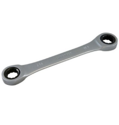 Llave plana con carraca estrella 18x19