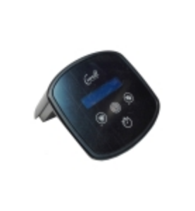 Conjunto botonera con display luxomatic cunill